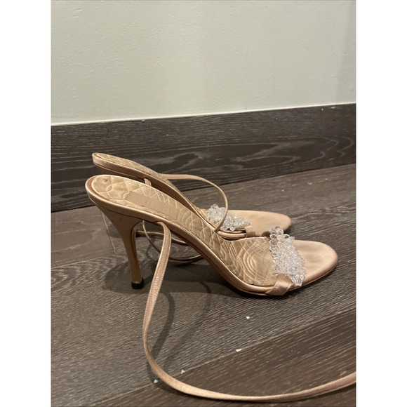 Gucci by Tom Ford Era Swarovski Crystal Heels Size 9 Women - Picture 4 of 6